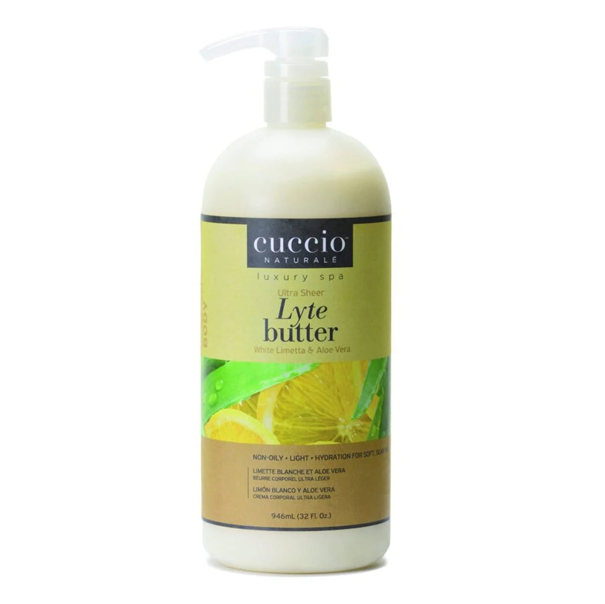 Beurre corporel Lyte - Limette blanche et aloe vera 32 oz