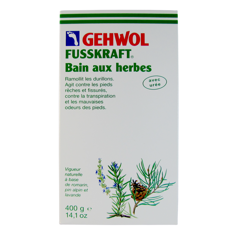 Gehwol Fusskraft Sel de Bain aux Herbes 400g