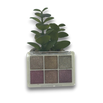 Coffret de poudres compacts à effets chromes doré rosé #8