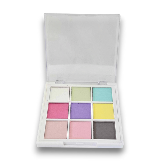 Coffret de poudres compacts multicolores léger brillant #5