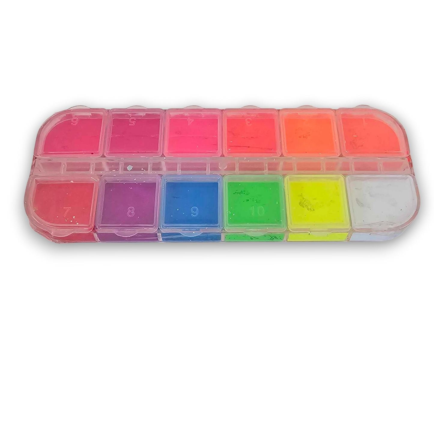 Coffret de poudres libres couleurs fluo #2