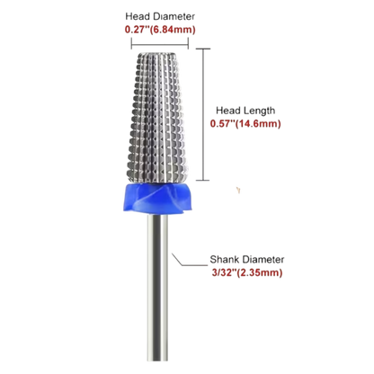 Embout au carbure extra fin conique 6.8mm