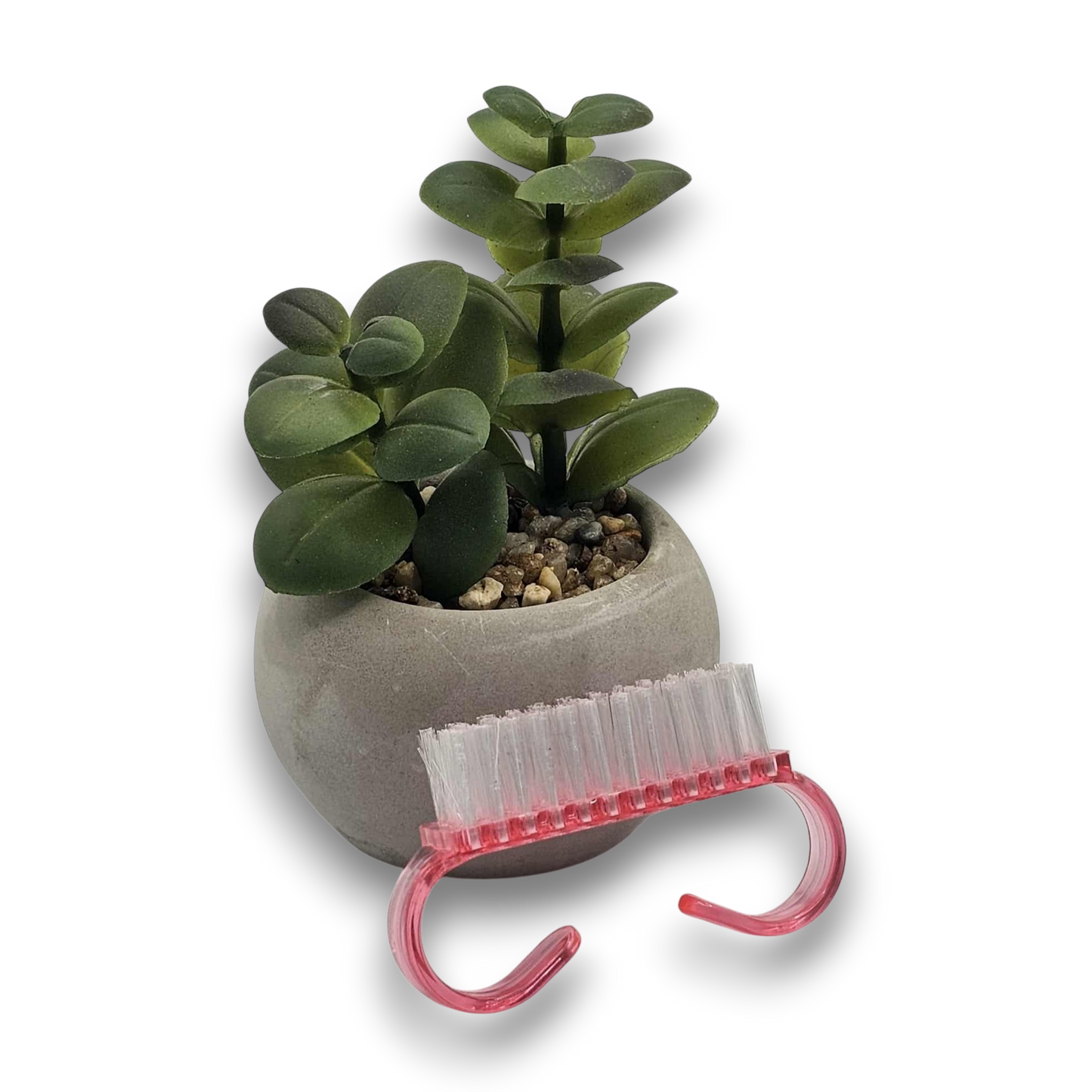 Mini brosse rose