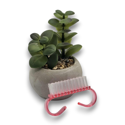 Mini brosse rose