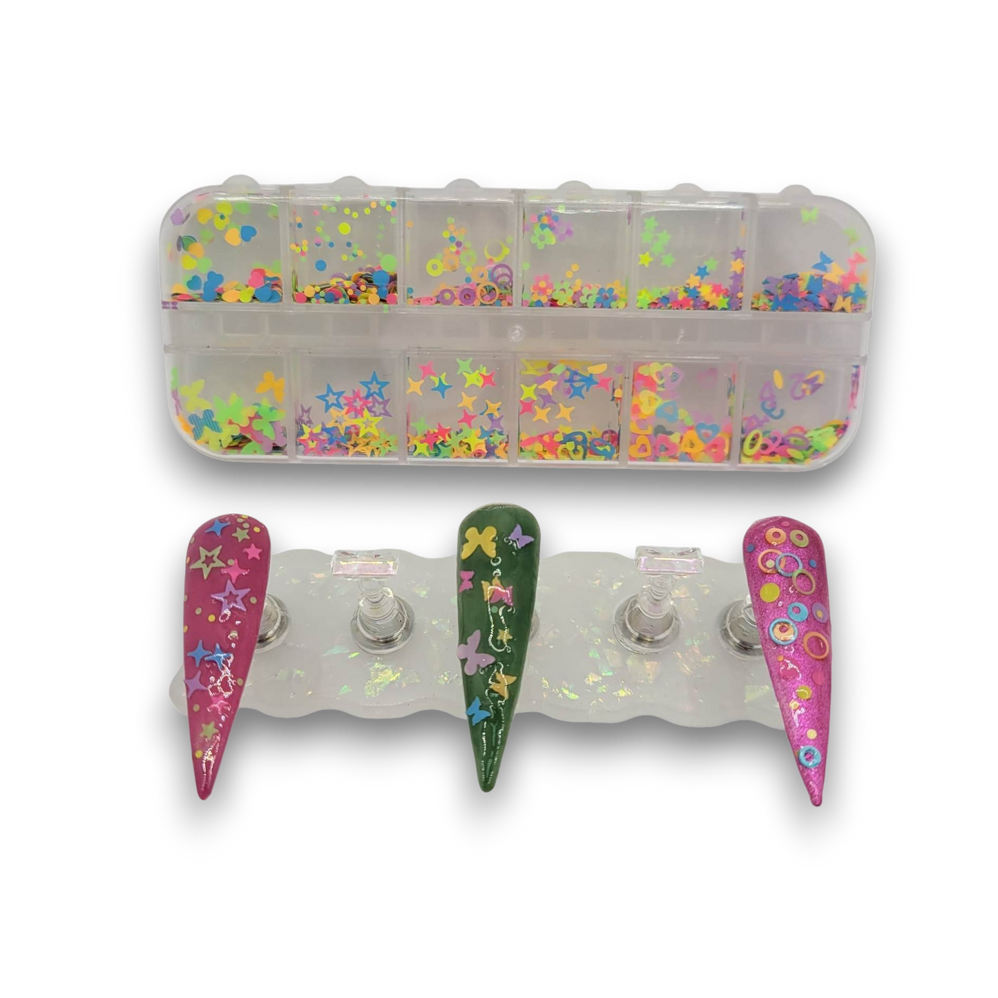 Boite à bijoux - Motifs fluo #13