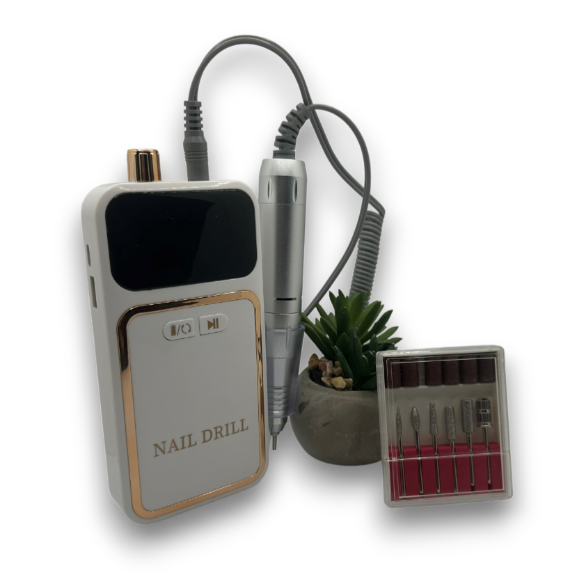 Lime à ongles électrique rechargeable blanche