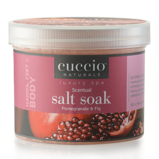 Sel de trempage pour pédicurie - Grenade et figue 29oz